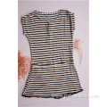 Women Striped Round Neck Dress